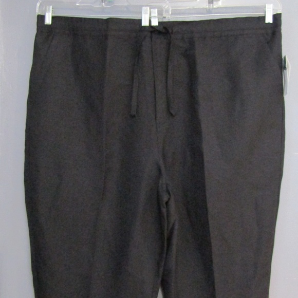 NEW Cubavera Linen Blend Black Pants Size 4XB - Picture 4 of 8
